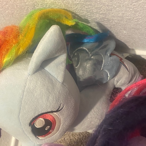 My Little Pony Plush Set - Purple, Light Blue, Lilac - Trio of Ponies - Picture 5 of 8